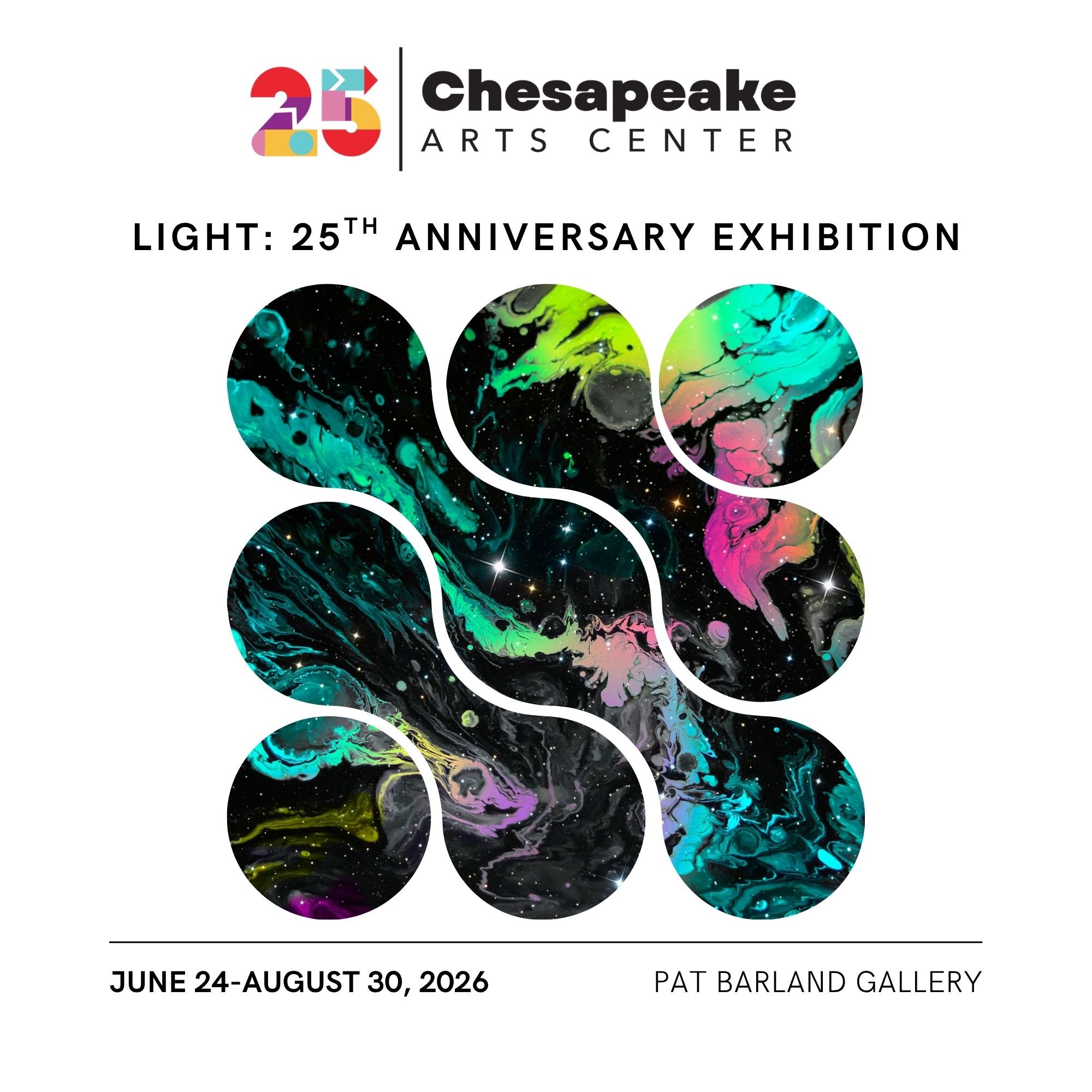 Gallery Reception for Light: Chesapeake Arts Center's 25th Anniversary Exhibition