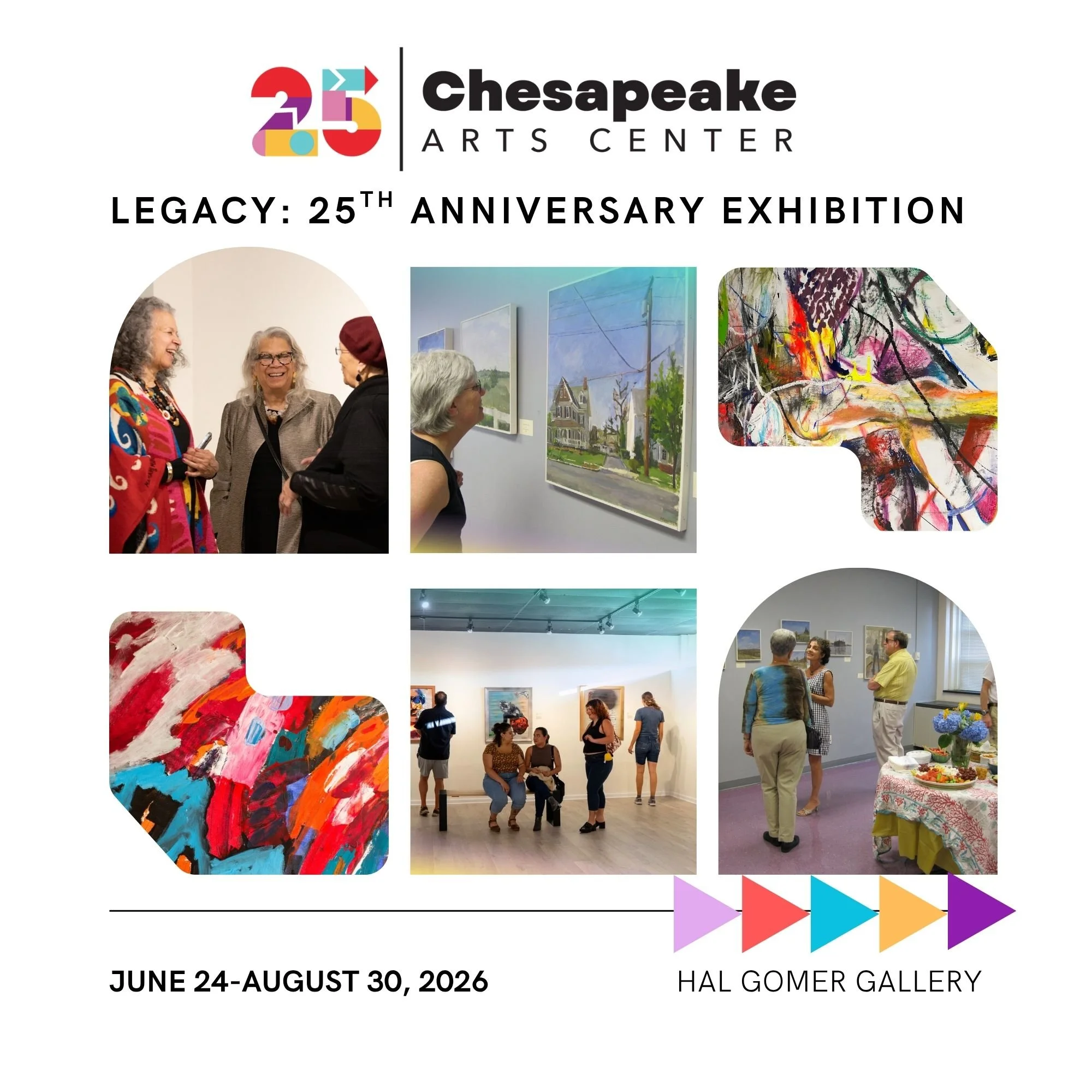 Gallery Reception for Legacy: Chesapeake Arts Center's 25th Anniversary Exhibition