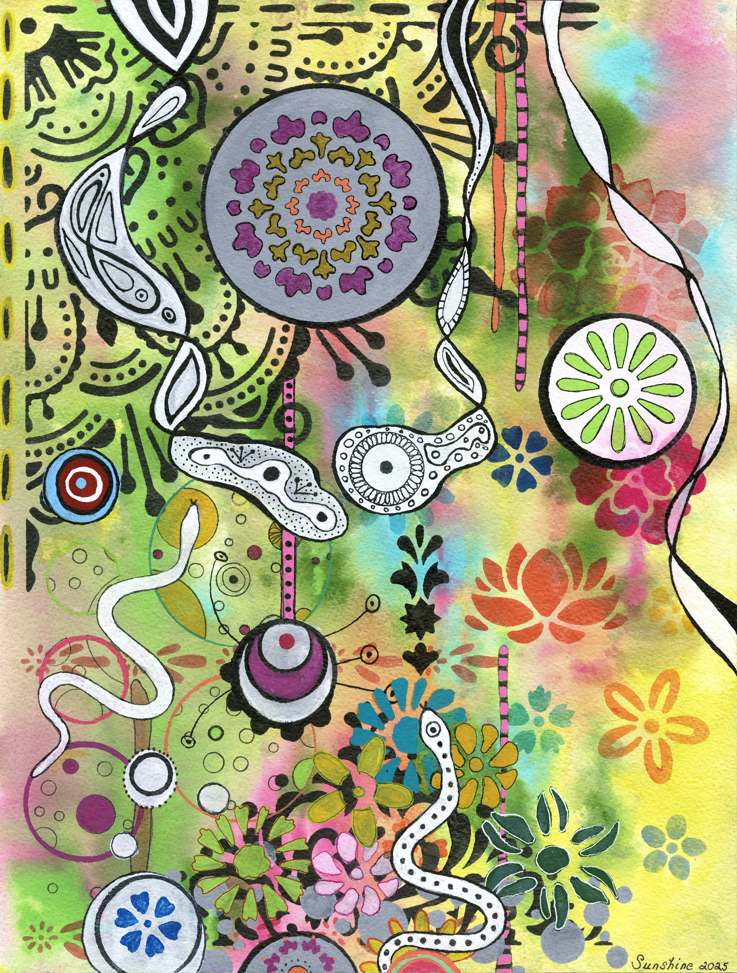 Snake Charmer 16 X 12 (Unframed) - Christine DeJuliis (1).png