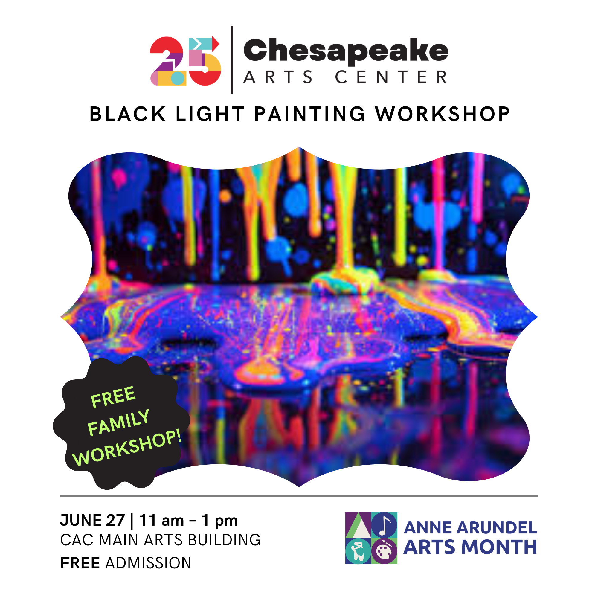 Black Light Painting Workshop