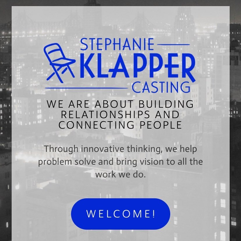 Overjoyed to share our new website, Klapper casting.com!! Link is in our bio. 
Thank you to my team, and to Ty Autry and Emmett Grosland for their talents and designs