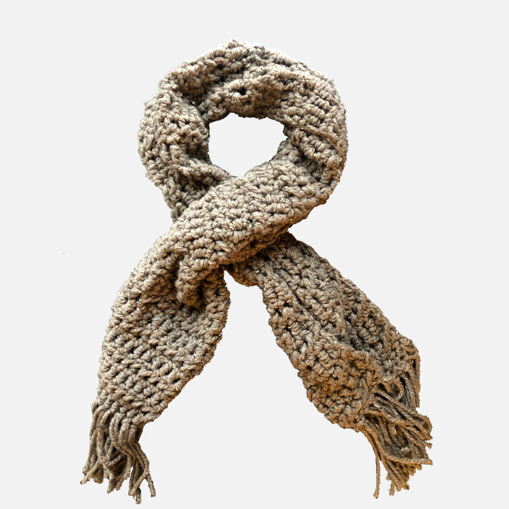 LIGHT BROWN SCARF