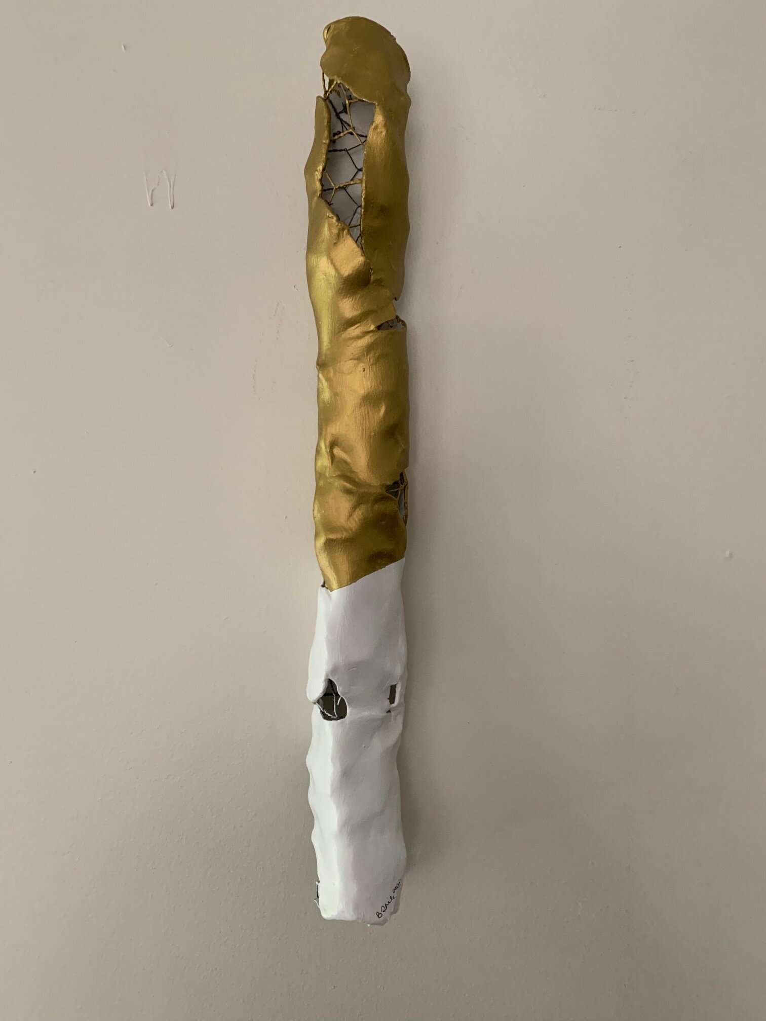 White &amp; Gold Sculpture