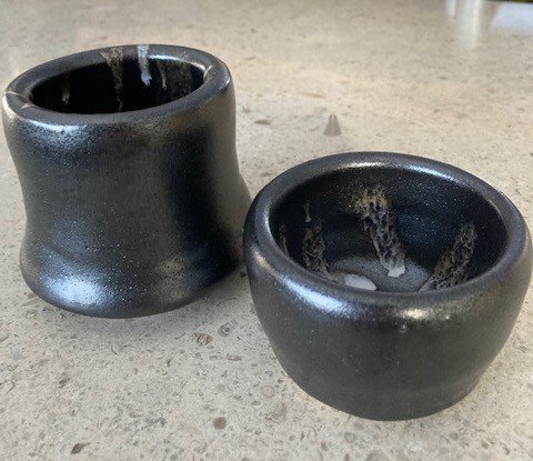 Metallic Black w/White