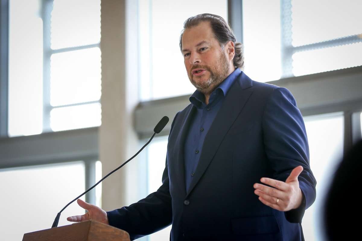 Marc Benioff to dedicate Salesforce Tower with speech on civic 'priorities'