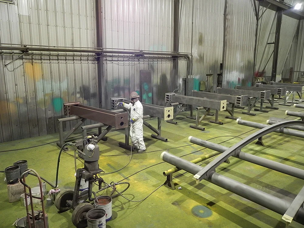 Enclosed Blast and Paint Shops — Riley Industrial Services, Inc