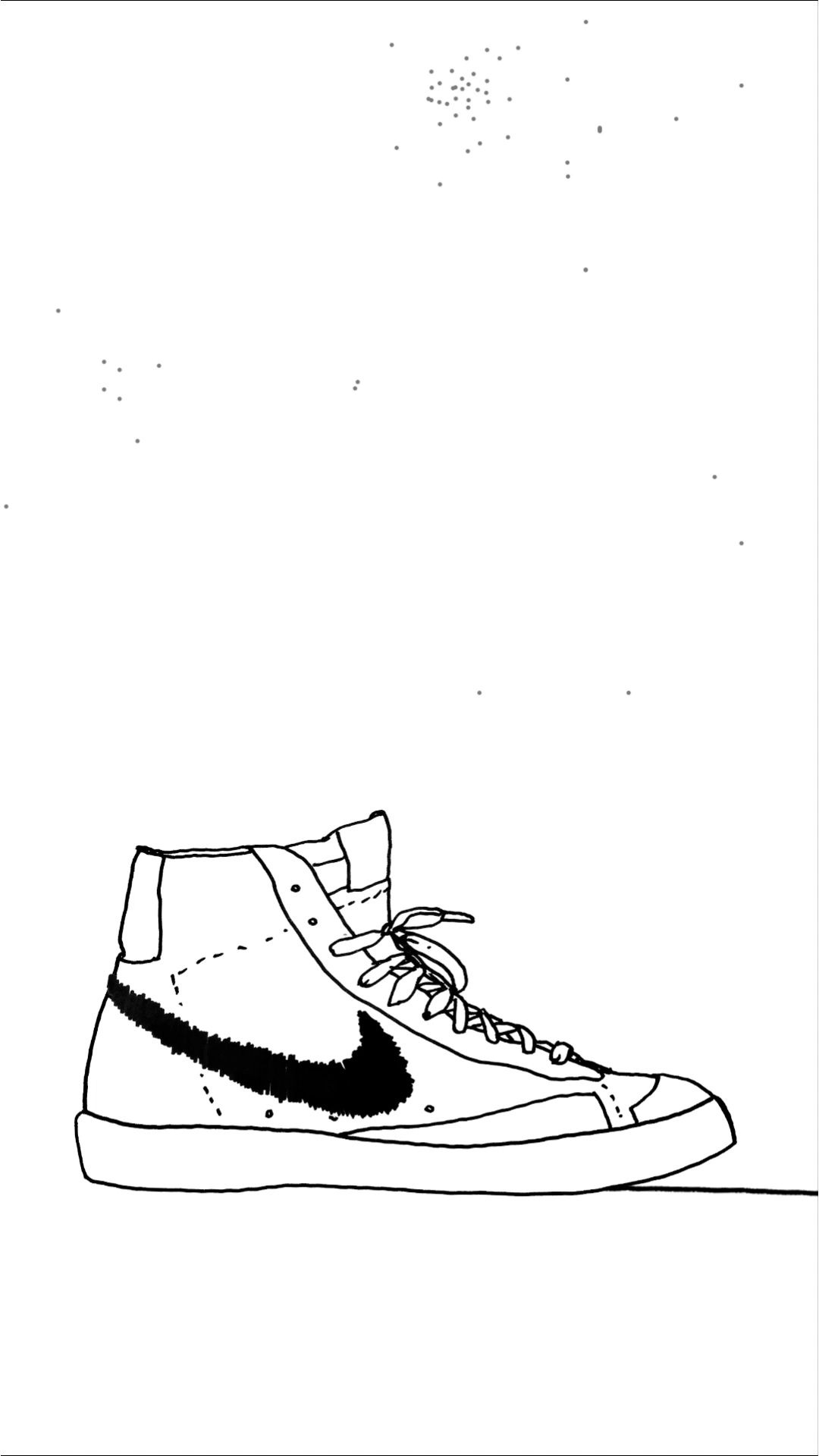 nike blazer cartoon