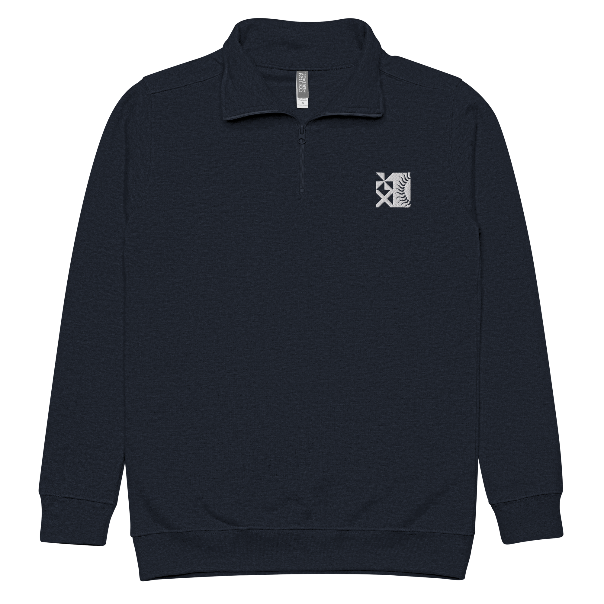 unisex-fleece-pullover-navy-front-687af6ebf1c2f.png