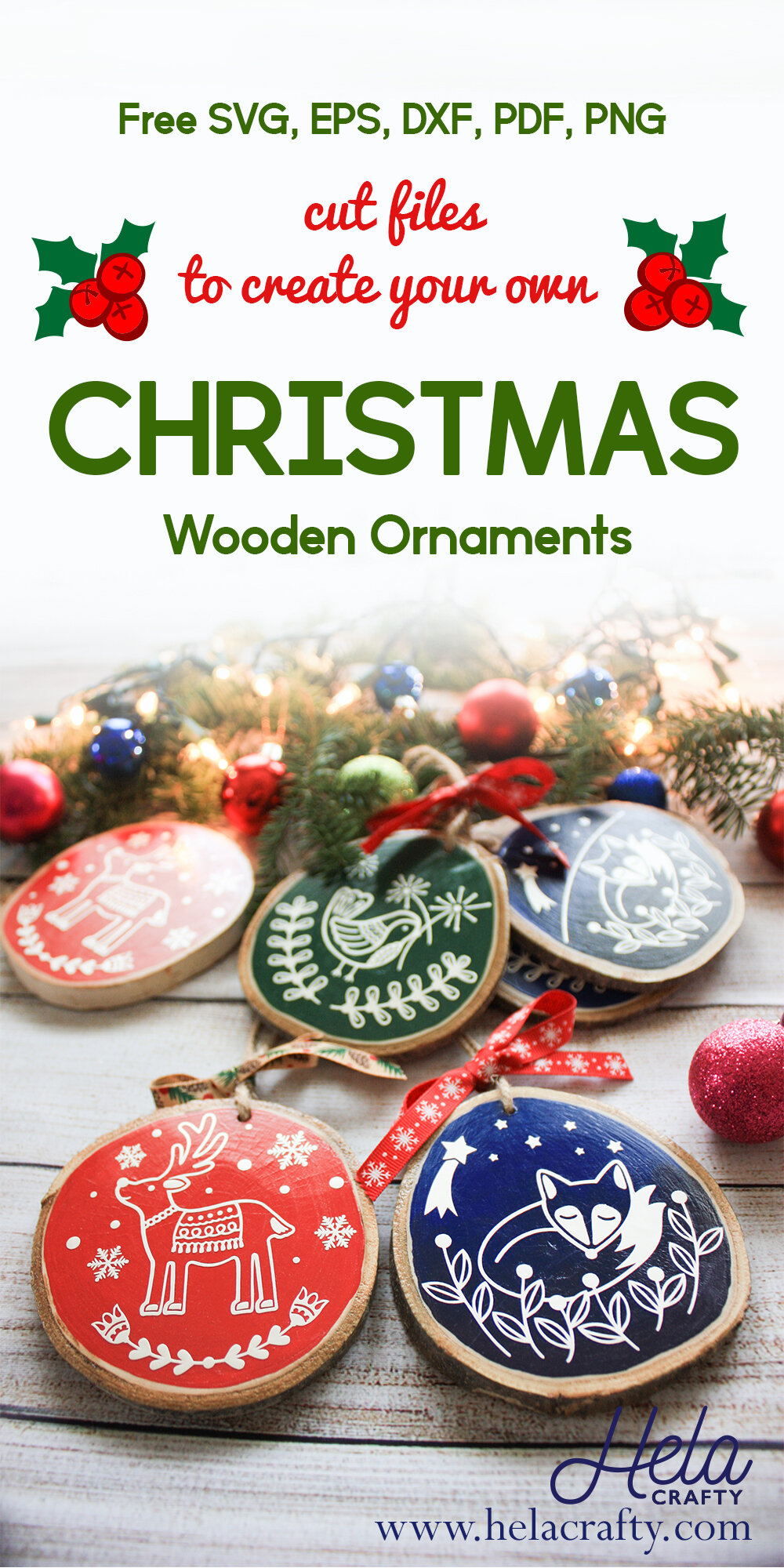 Download Free Svg Small Animal Christmas Ornaments Hela Crafty