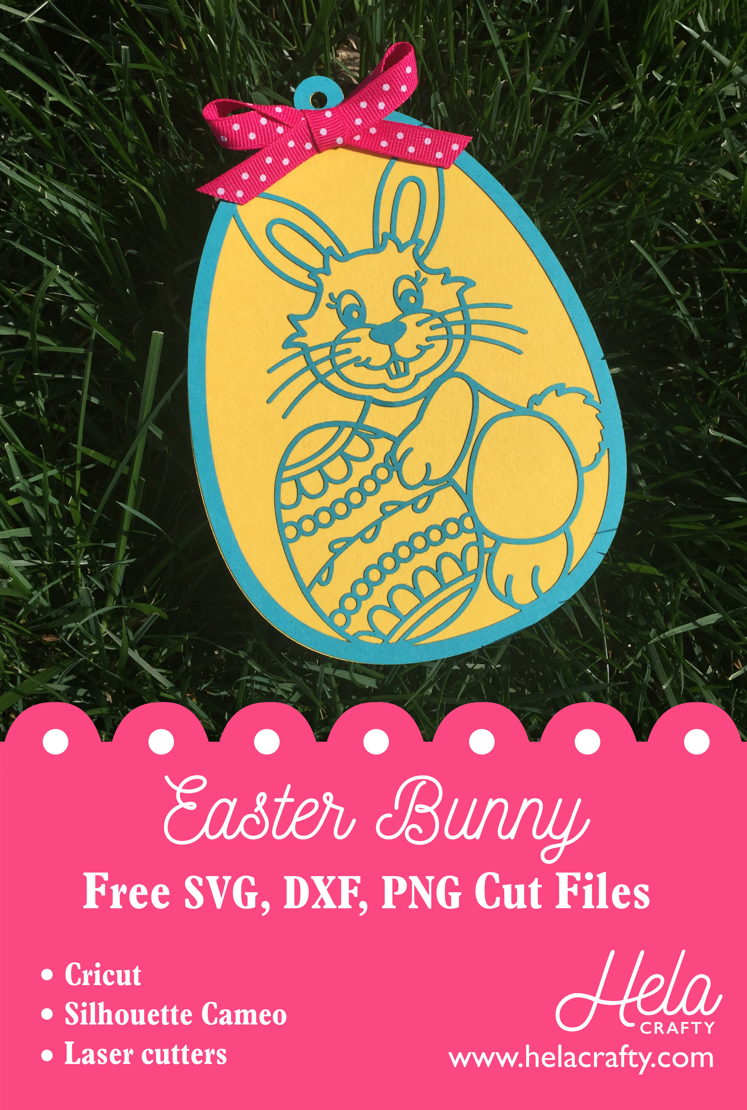 Download Hela Crafty Easter Bunny Free Svg Dxg Png Cut Files For Cricut Silhouette Glowforge Hela Crafty