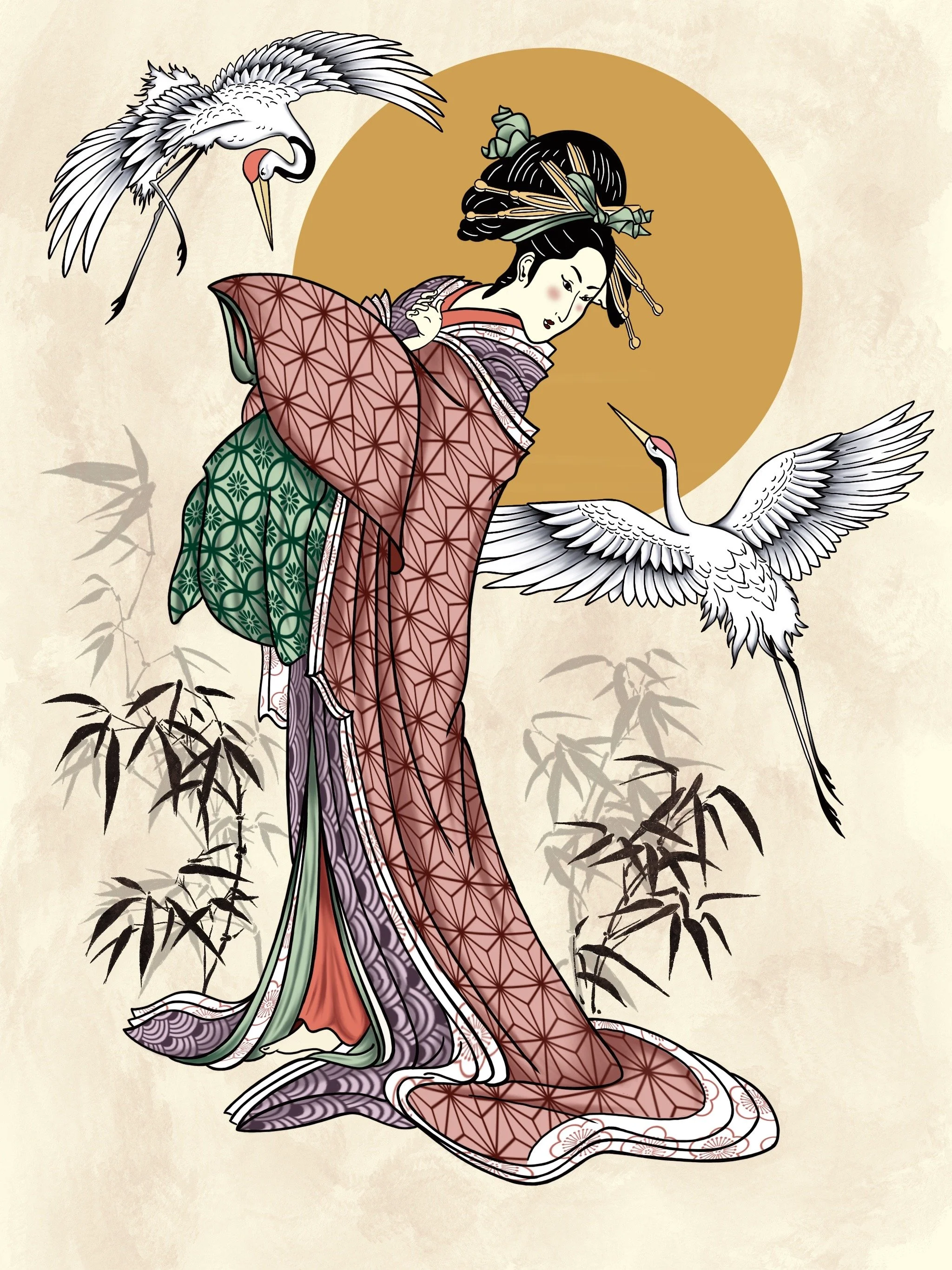 "Geisha" Print