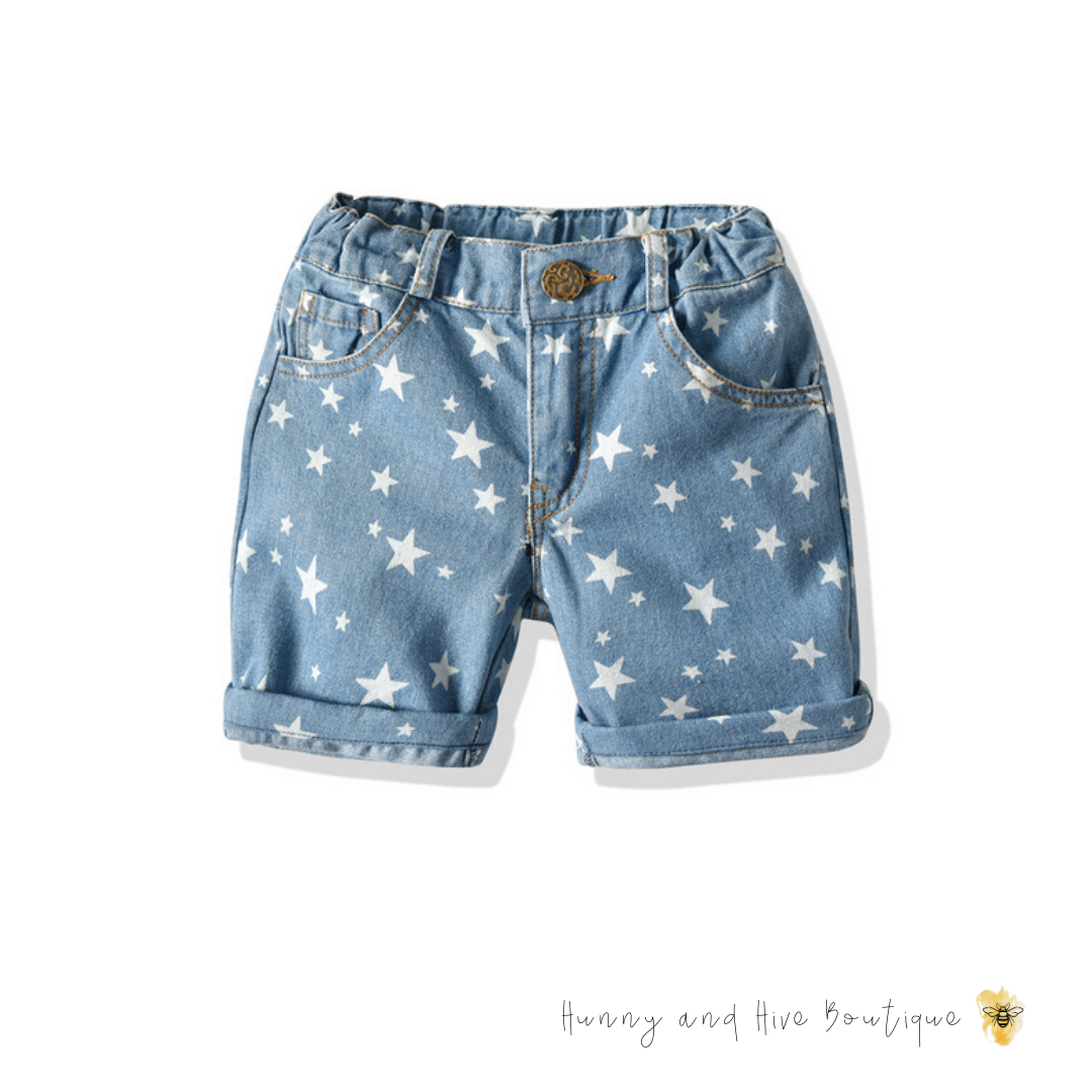 Star Jean Shorts — Hunny and Hive Boutique