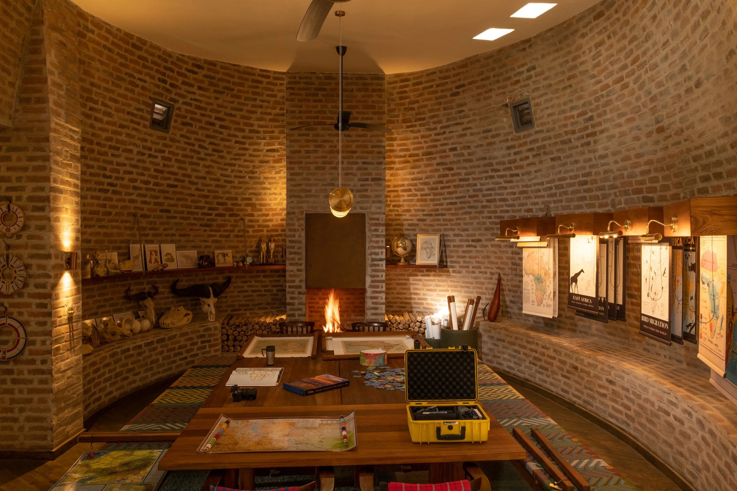 Office Of Ordinary Architecture — Angama Map Room