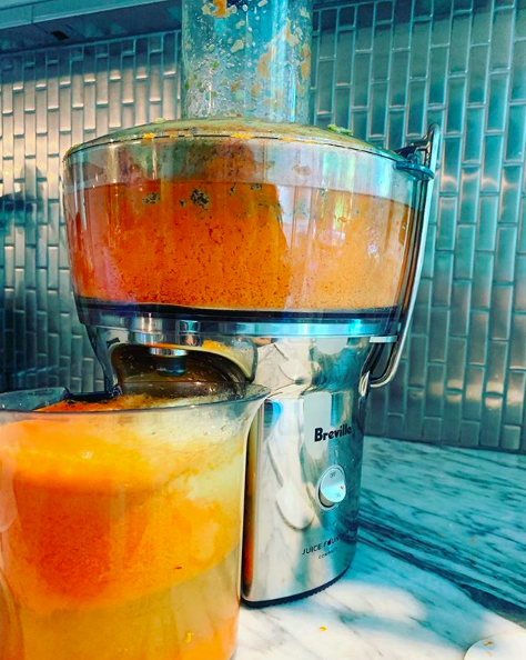 Liquid Gold, by way of a juicer