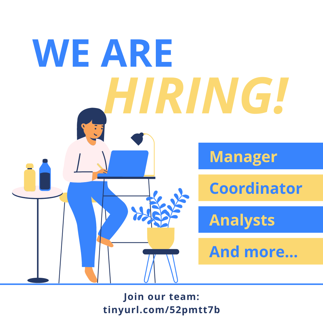 We Are Hiring!