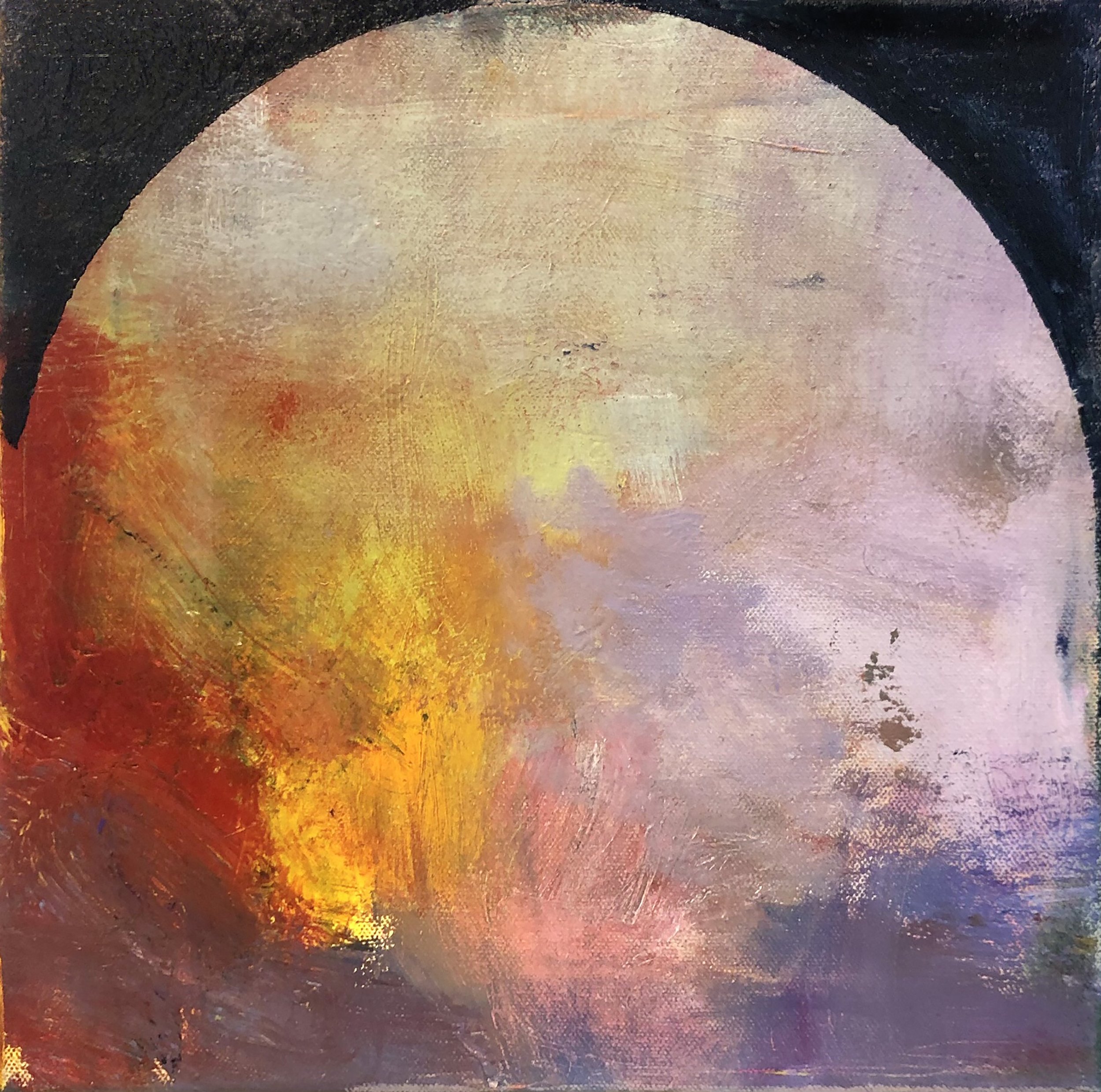 The Rubicon, oil on canvas, 12" x 12"