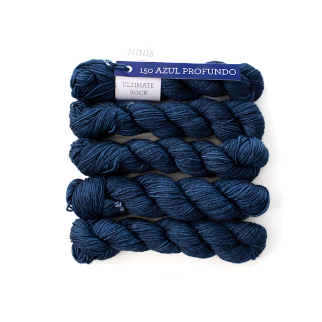 Malabrigo Ultimate Sock Minis #150 Azul Profundo.png