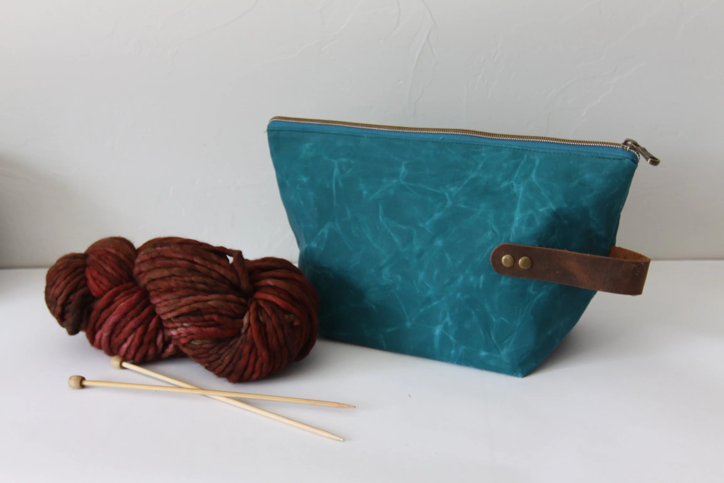 Raen Works Zipper Pouch Teal.JPG