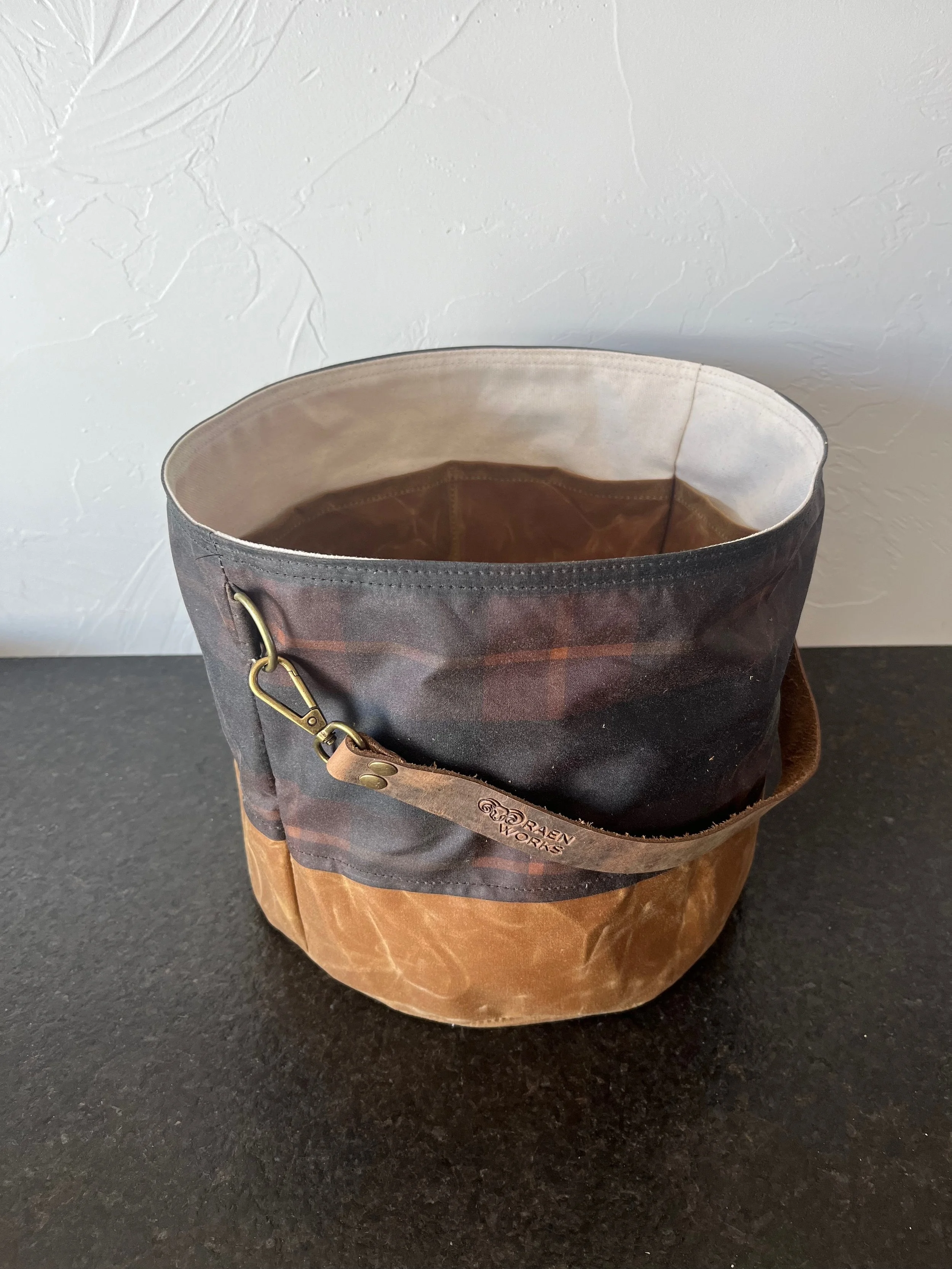Raen Works fireside bag brown tartan.jpeg