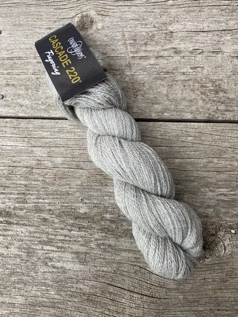Cascade Yarns Cascade 220 Fingering #8401 Silver.jpeg
