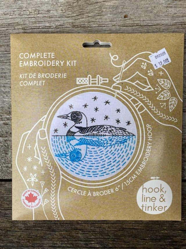 Hook line tinker embroidery kit Loon.jpg