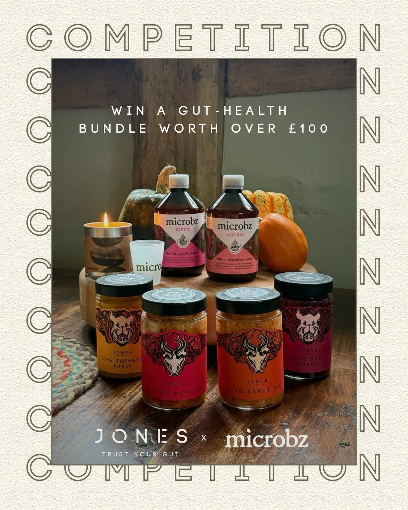 GIVEAWAY | We&rsquo;re so excited to partner with @microbzprobiotics to give one lucky winner the chance to win the ultimate gut health bundle!

+ You could win:
⭐️ A microbz 90-Day Gut Reboot (worth &pound;79) including 1 bottle of Revive and 2 bott