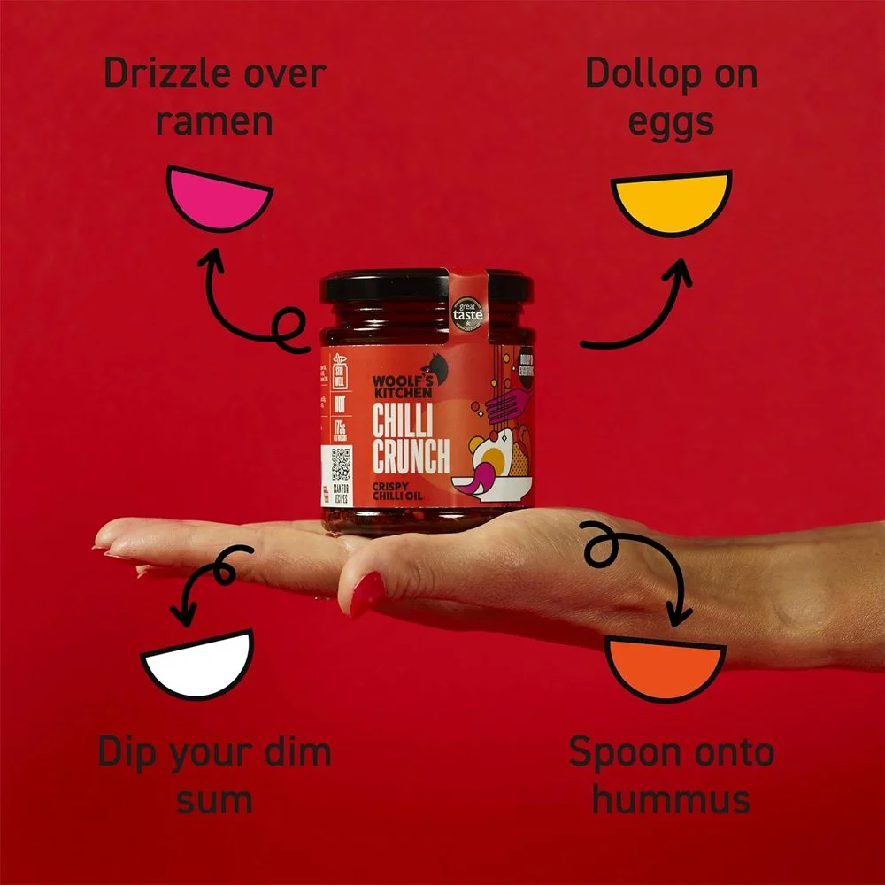 Woolf's Kitchen Chilli Crunch Infographic