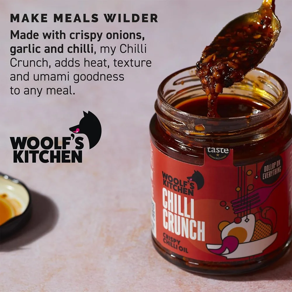 Woolf's Kitchen Chilli Crunch Infographic