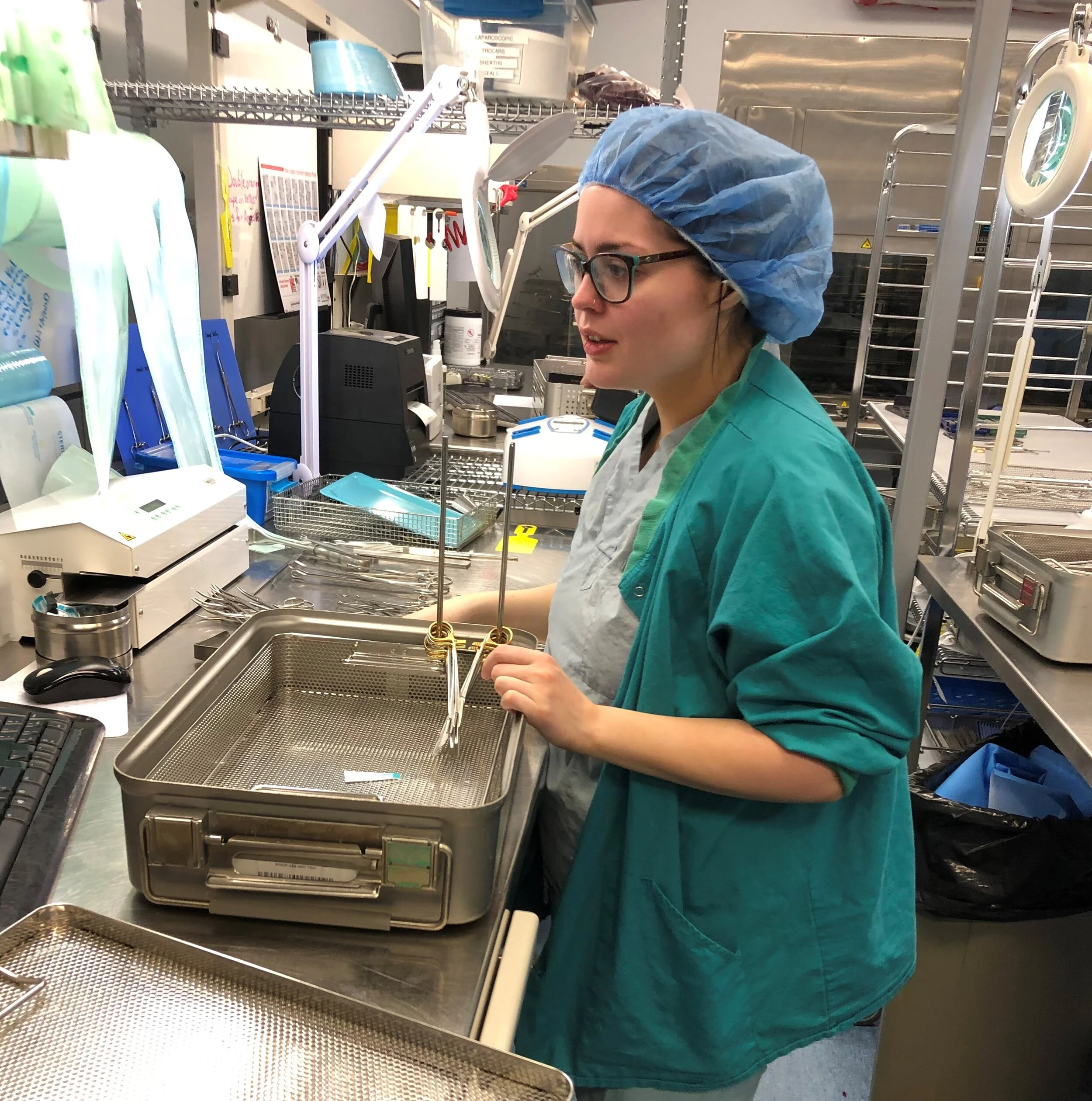 Rural Medical Device Reprocessing Department staff (Technicians