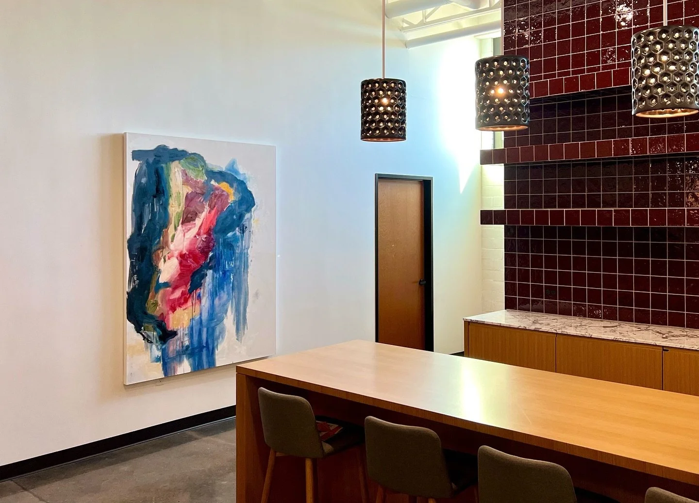 Very excited about this painting ending up at David Hocker&rsquo;s design studio. Thanks to @hockerdesign and @andrea.alvarezm. Age, Oil on canvas, 72 x 54&rdquo;.
&mdash;
#oilpainting #oiloncanvas #dallasartist #dallasart #chrisstewartart