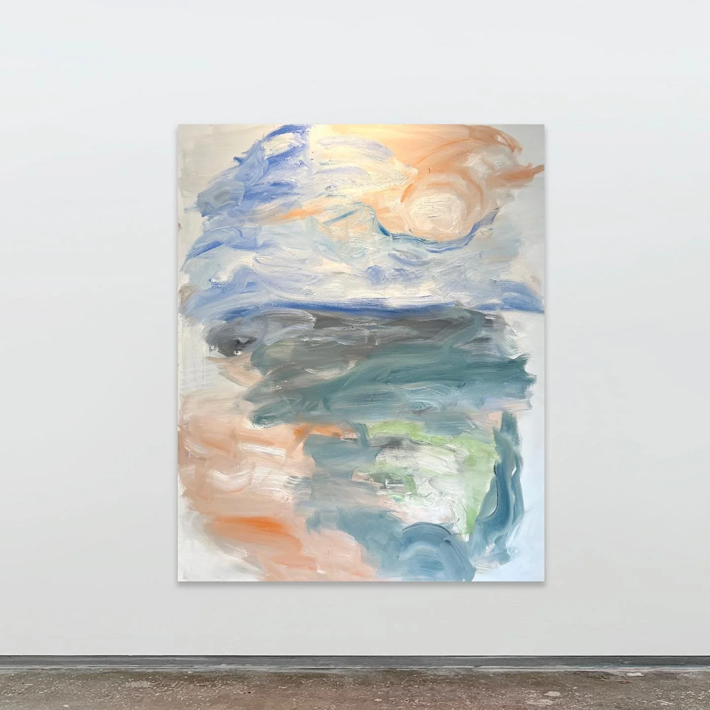 New painting on atmospheric erosion and memory loss. #oiloncanvas 

&mdash;

#dallasartist #christopherstewart #christopherstewartart #christopherstewartartist