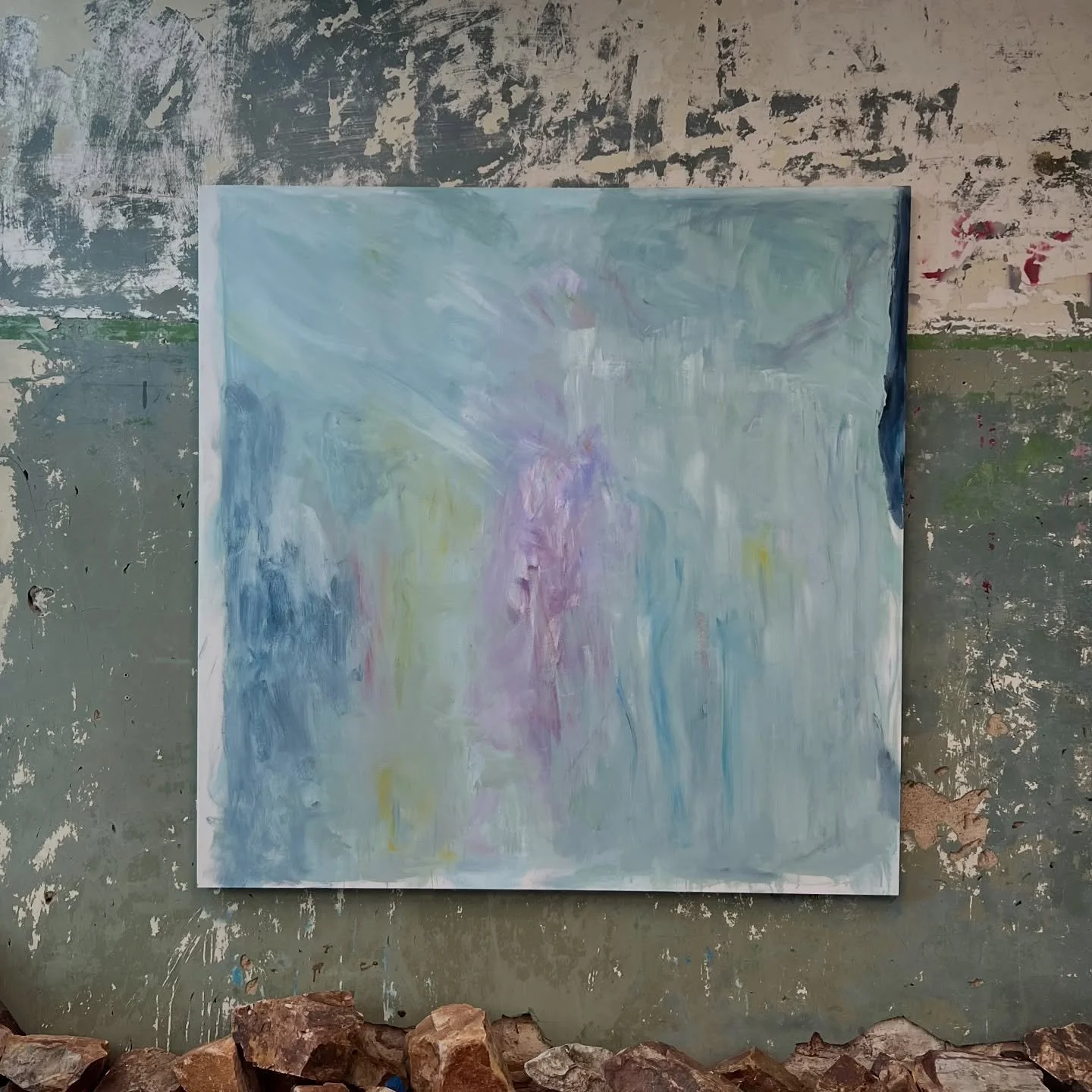 Here&rsquo;s a new painting that&rsquo;ll be available to see starting today at Craighead Green Gallery. 

Intermittent Joy, 2026
Oil on canvas 
60&rdquo; x 60&rdquo;
&mdash;
#dallasartist #dallasgallery #dallasartgallery #chrisstewartart #oilpaintin