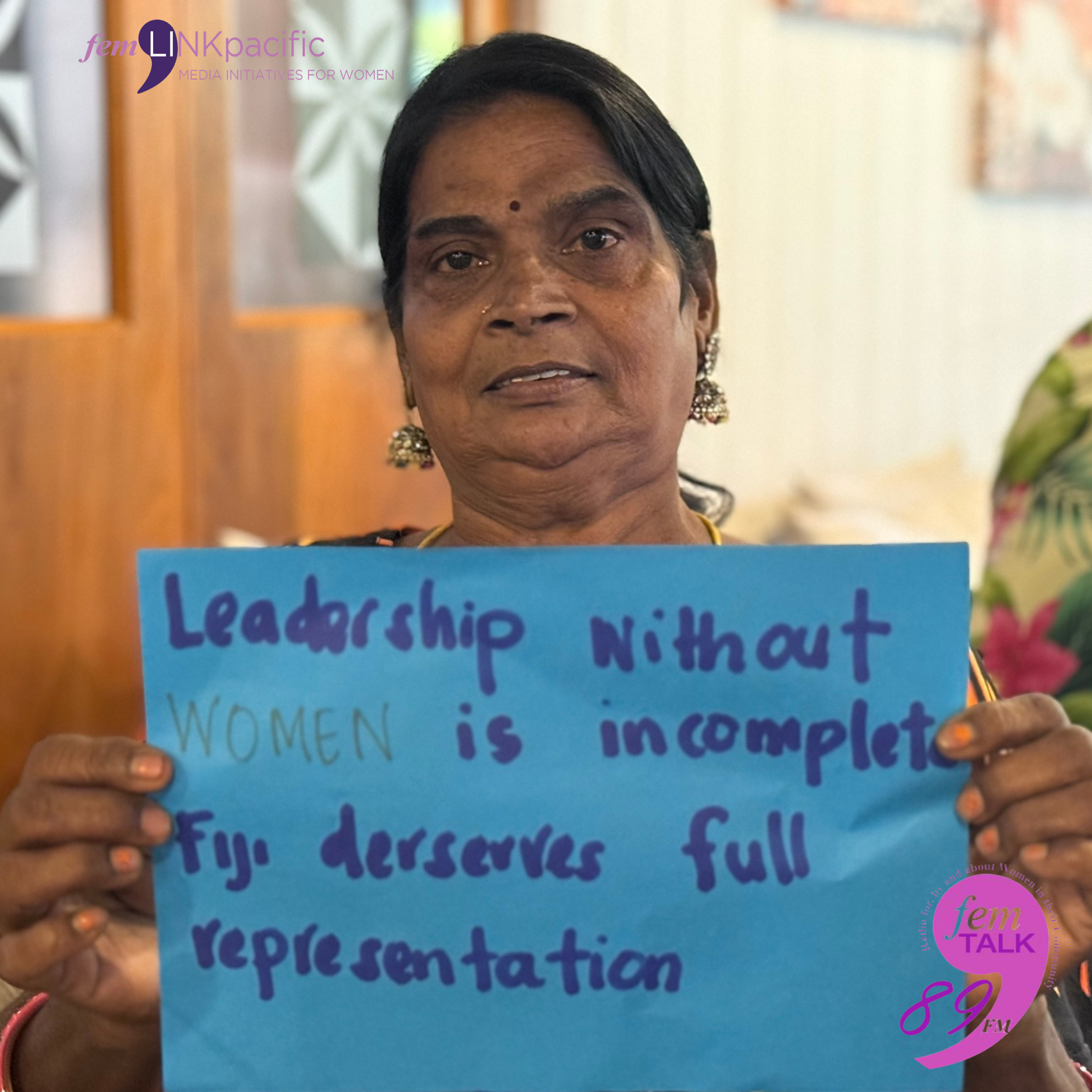 Leadership without Women is incomplete: Fiji deserves full Representation.