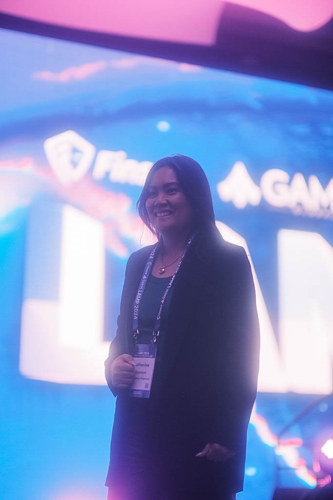 Catherine Quintero, Executive Vice President at Greatway before the Opening Ceremony at LAMP 2024