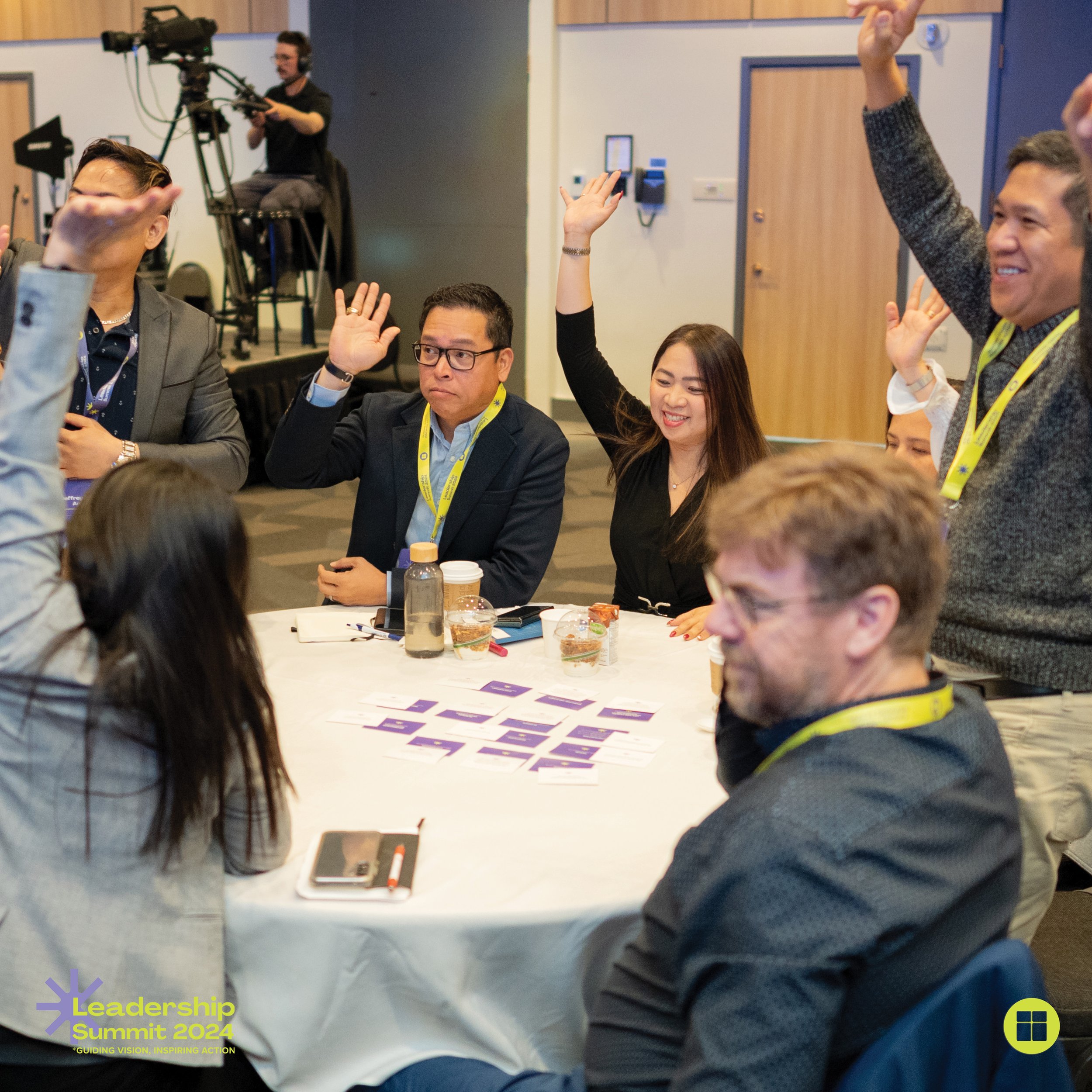 National Executive Vice Presidents Carol &amp; Hector Villarica's Table during a workshop