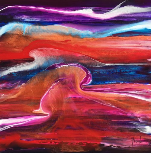 Faithfulness - Acrylic on linen, 61 x 61cm The painting commission