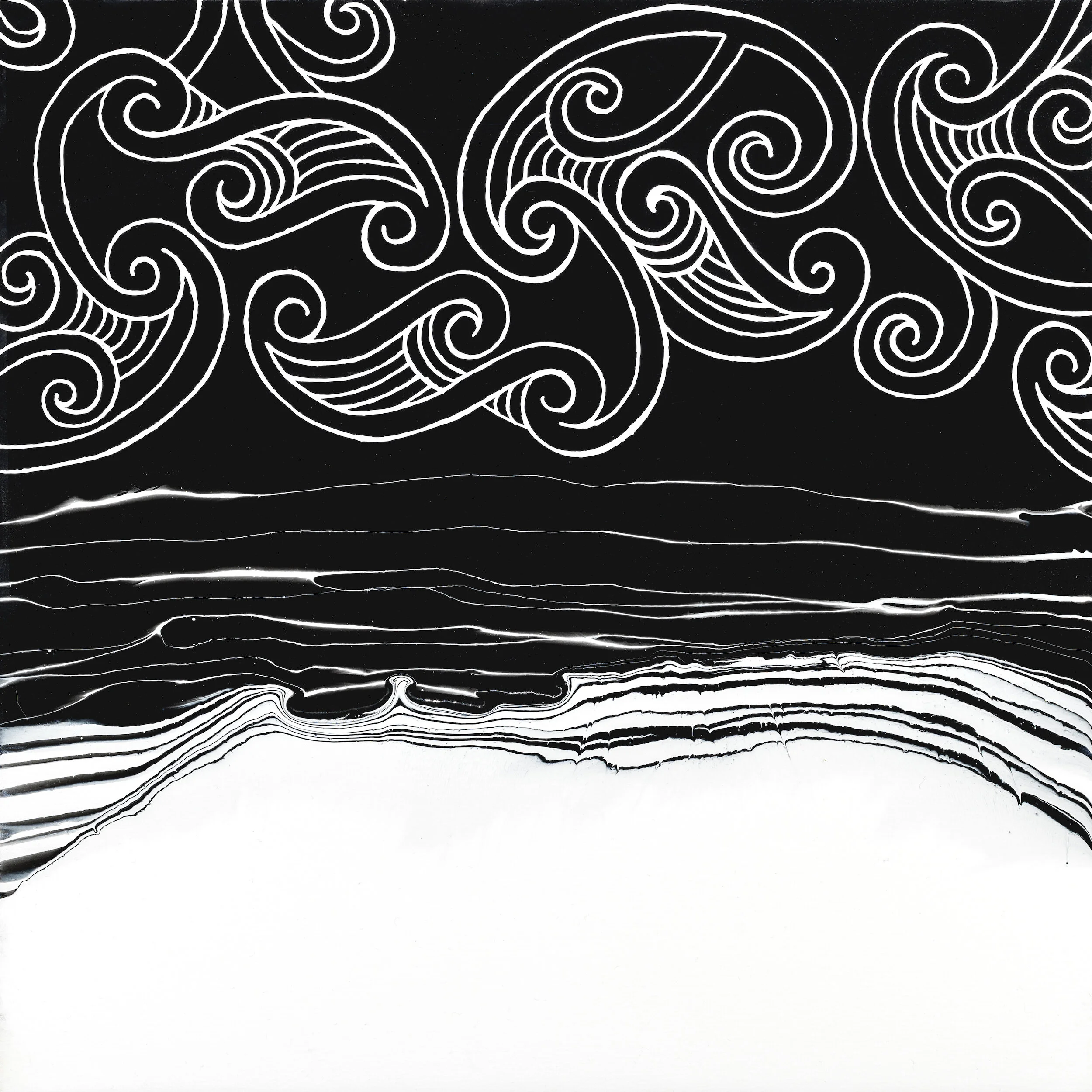 In Pursuit of The Light acrylic on linen, 61 x 61cm