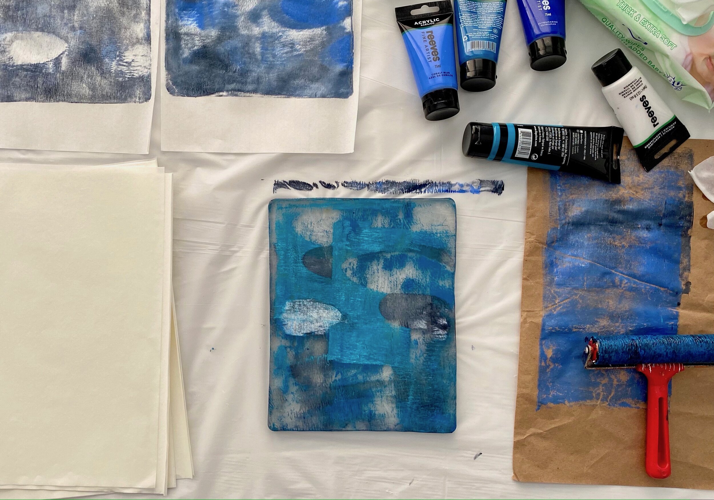 Gelli Arts® Printing with Styrofoam Plates 