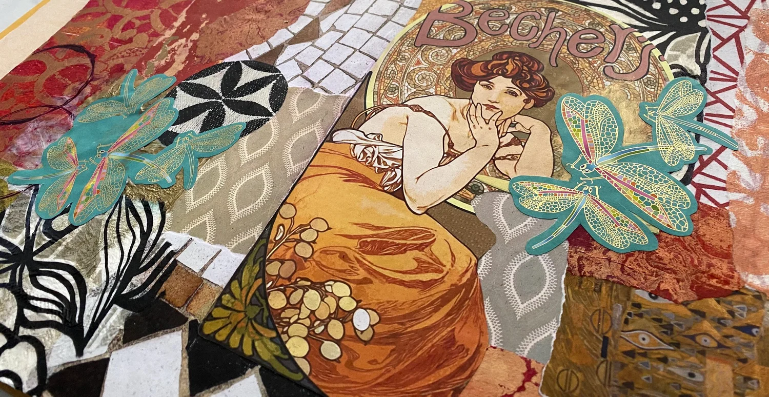 Free Art Deco Collage Paper — Froyle Art