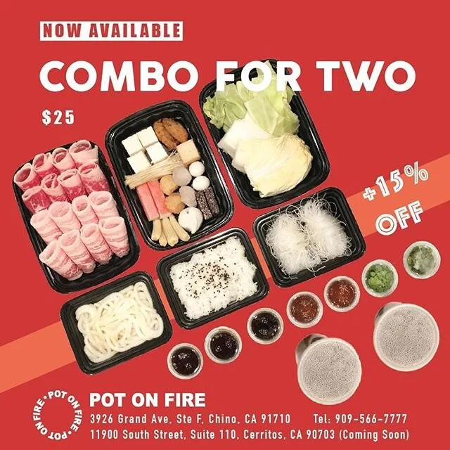 Combo for Two is now available!
-
All the call in &amp; pick up To-Go Orders are 15% off! (call 909-566-7777 to place your order)
-
You can also order Delivery on GrubHub, DoorDash, or UberEats!
DoorDash: http://bit.ly/pof-chino-DoorDash
GrubHub: htt