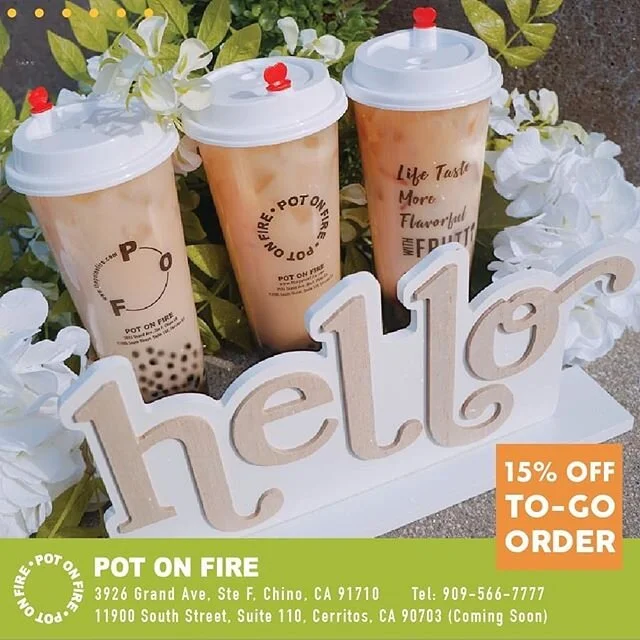 Happy Memorial Day! Enjoy your long weekend with 15% off!
-
All the call in &amp; pick up To-Go Orders are 15% off! (call 909-566-7777 to place your order)
-
You can also order Delivery on GrubHub, DoorDash, or UberEats!
-
⏰ Open Hours: Mon-Fri 11:30