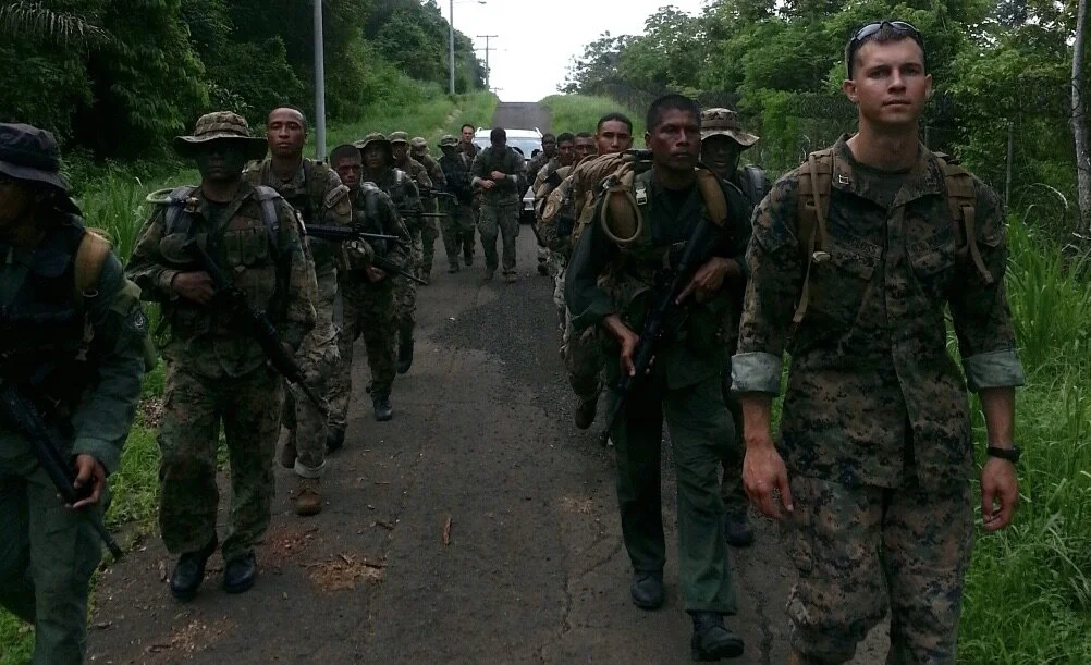 Jake leading a combined special operations mission in Panama (2014)