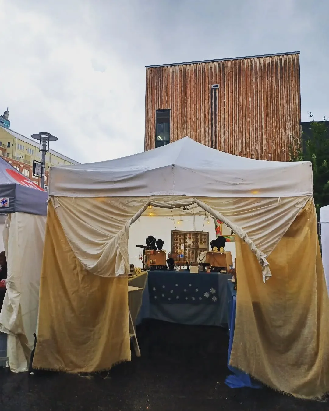 Feeling the gypsy vibe today...storms should pass soon. As least things have cooled off a bit...here today, Sunday, until 7.