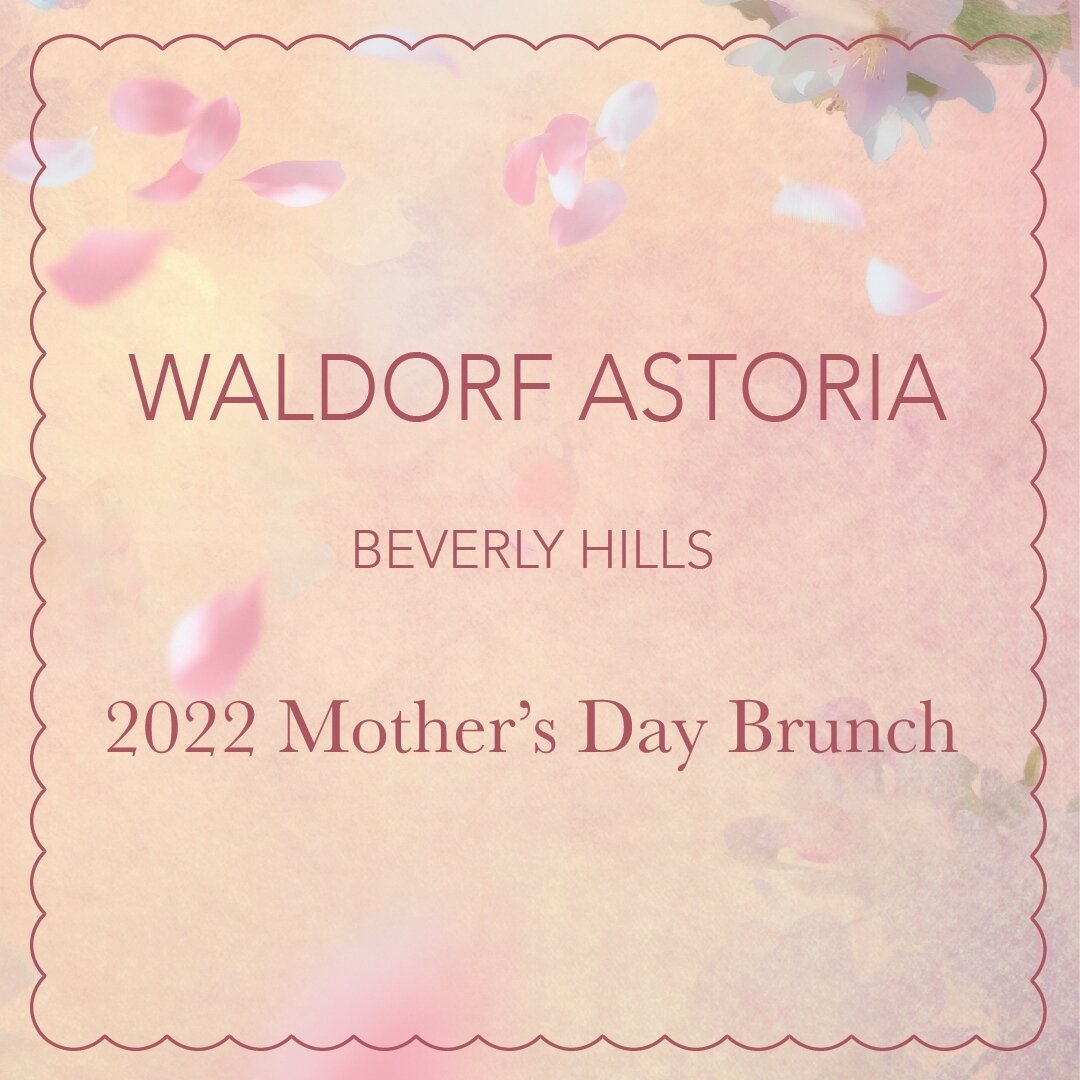 As Mother's Day approaches, we're reminiscing on the special brunch we took part in at Waldorf Astoria last year. Here's to another year of making unforgettable memories with the women who mean the world to us.