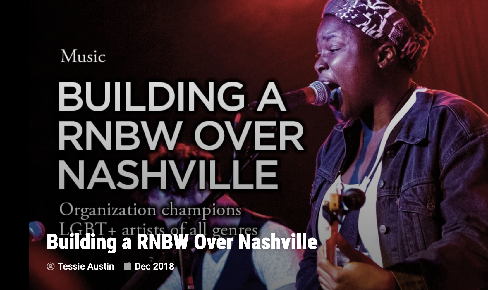 FOCUS: BUILDING A RNBW OVER NASHVILLE