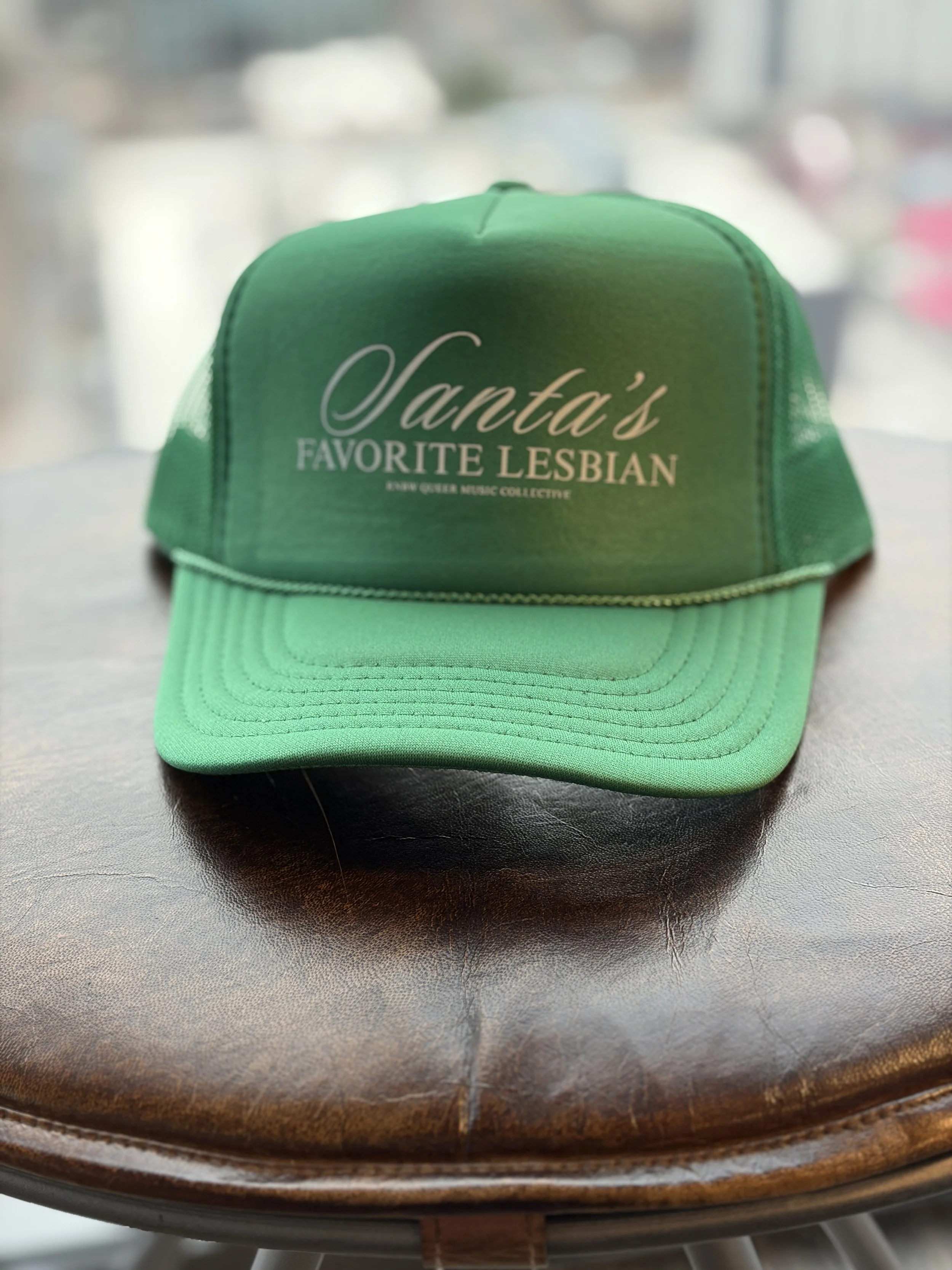 SANTAS FAVORITE LESBIAN HAT GREEN 4.jpg