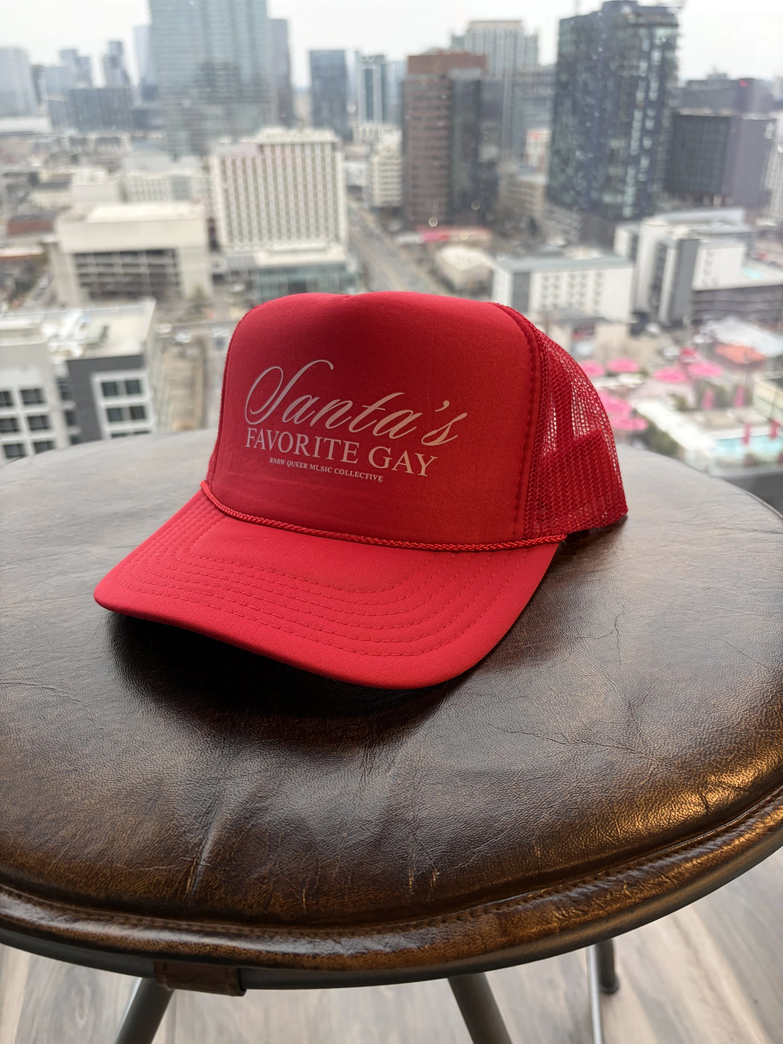 SANTAS FAVORITE GAY HAT RED 4.JPG