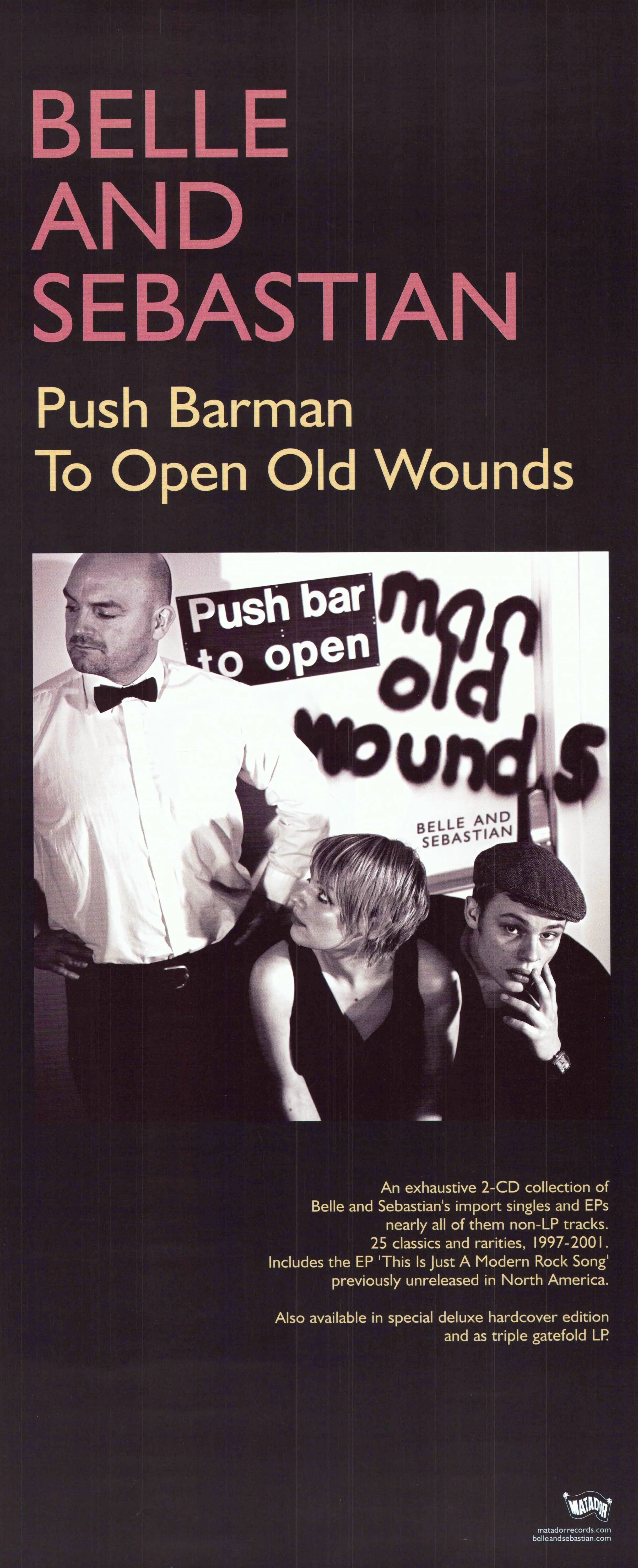 PUSH BARMAN TO OPEN OLD WOUNDS