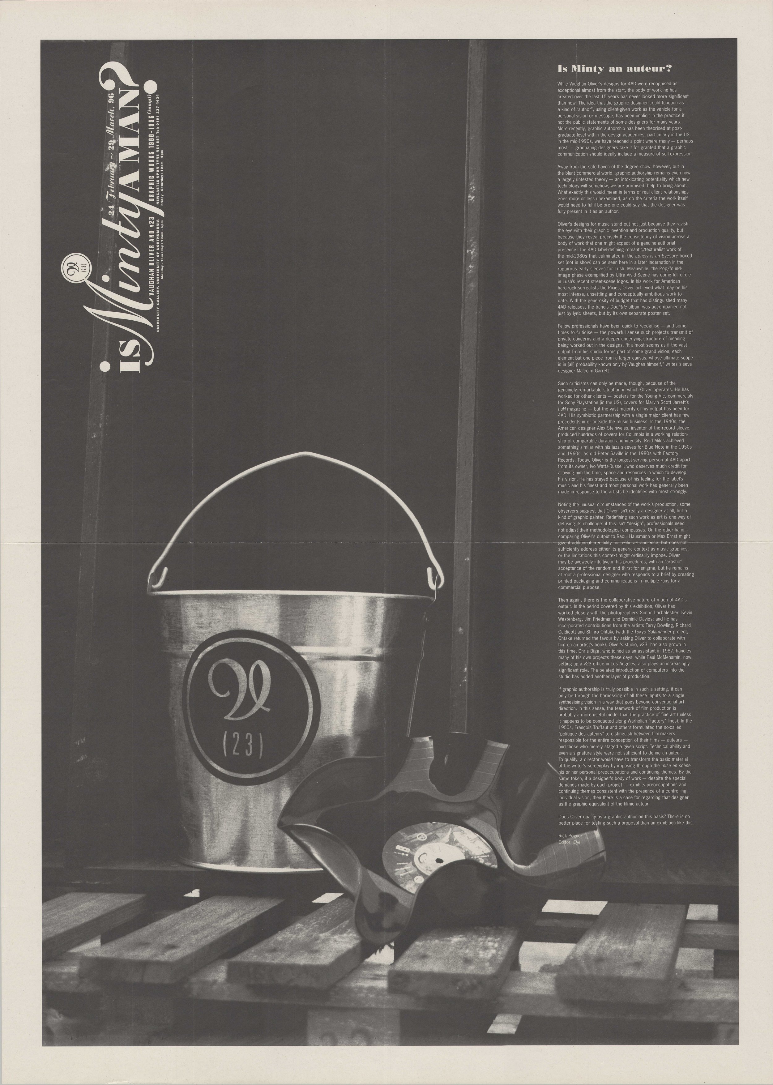 IS MINTY A MAN? EXHIBITION (SIDE A)