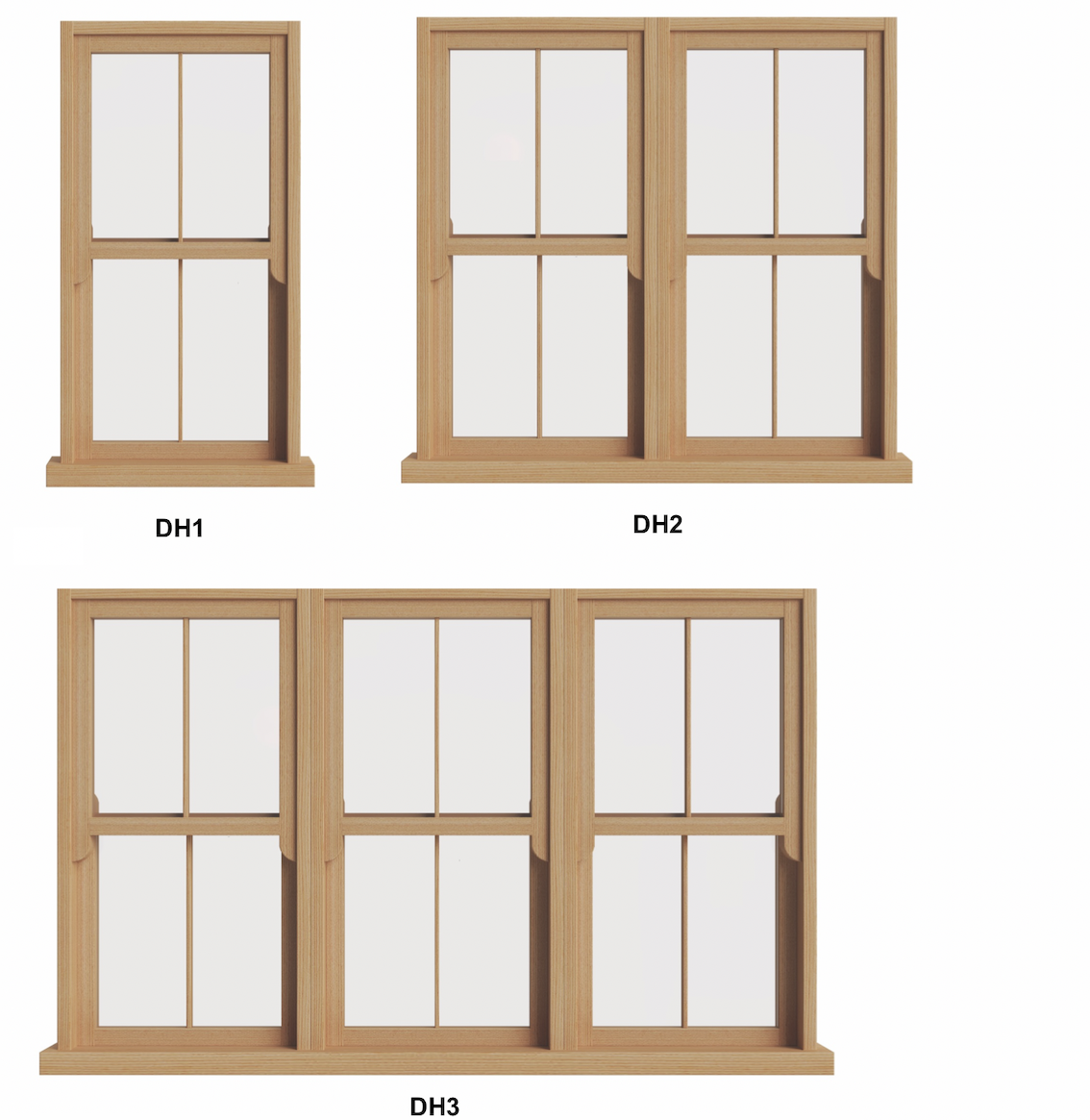 Timber double hung windows or villa sash windows for Auckland villa